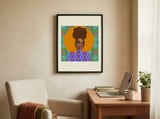 Bold Afro Portrait framed in a focused room thumbnail
