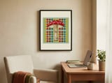 Groovy Red Mushroom framed in a focused room thumbnail