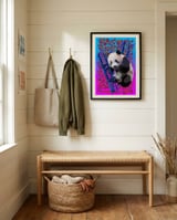Pandas and Bloom framed in a relaxed room thumbnail