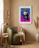 Pandas and Bloom framed in a tender room thumbnail