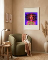 Empowering Woman Portrait framed in a tender room thumbnail