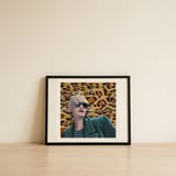 Chic Blonde Leopard Style — framed, leaning against the wall thumbnail