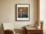 Chic Blonde Leopard Style framed in a focused room thumbnail