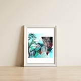 FLAMINGOS P26 — framed, leaning against the wall thumbnail