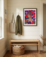 Fashion Bloom Portrait framed in a relaxed room thumbnail
