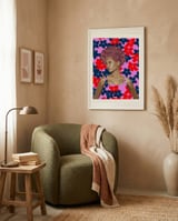 Fashion Bloom Portrait framed in a tender room thumbnail