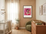 Vibrant Floral Portrait framed in a tender room thumbnail