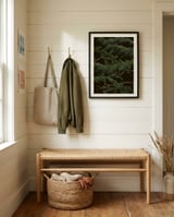 Evergreen Night Branches framed in a relaxed room thumbnail