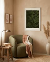 Lush Forest Green framed in a tender room thumbnail