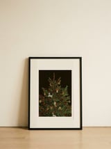 Whimsical Christmas Tree — framed, leaning against the wall thumbnail