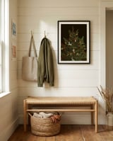 Whimsical Christmas Tree framed in a relaxed room thumbnail
