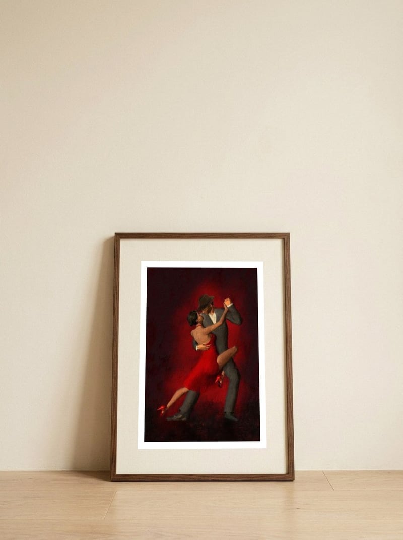 That Moment — framed, leaning against the wall