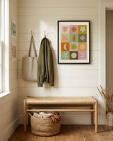 Layered Forms 1 framed in a relaxed room thumbnail