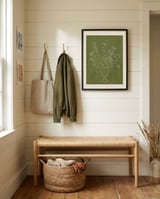 Botanical Line Drawing framed in a relaxed room thumbnail