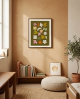 Playful Organic Shapes framed in a gentle room thumbnail