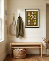 Playful Organic Shapes framed in a relaxed room thumbnail