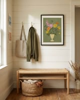 Vibrant Floral Bouquet framed in a relaxed room thumbnail