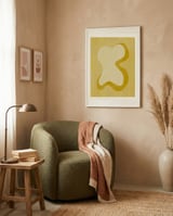Golden Organic Flow framed in a tender room thumbnail