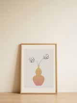 Elegant Botanical Still Life — framed, leaning against the wall thumbnail