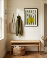 Yellow Quince Still Life framed in a relaxed room thumbnail