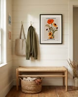 Flower Market. Stockholm framed in a relaxed room thumbnail