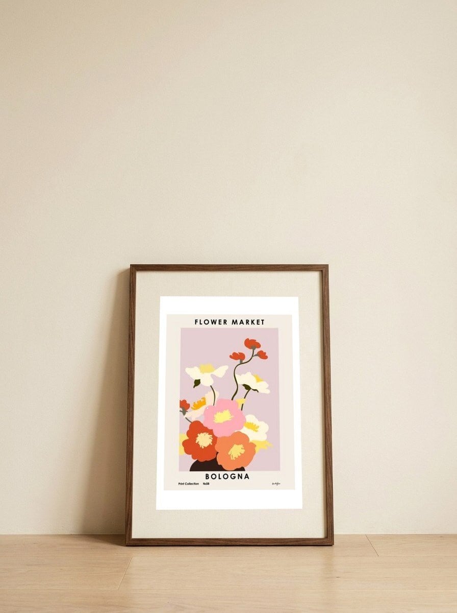 Flower Market. Bologna — framed, leaning against the wall
