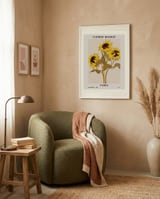 Flower Market. Paris framed in a tender room thumbnail