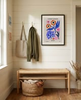 Flower Market. Oslo framed in a relaxed room thumbnail