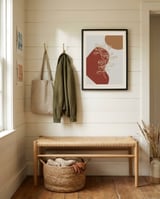Abstract composition 19 framed in a relaxed room thumbnail