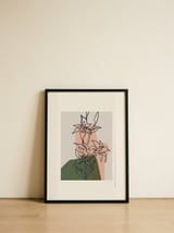 Abstract composition 17 — framed, leaning against the wall thumbnail