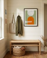 Abstract Arches Lines framed in a relaxed room thumbnail