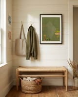 Dynamic Green Abstract framed in a relaxed room thumbnail