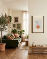 Minimal Pink Vase framed in a grounding room thumbnail