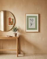 Minimalist Line Art Flower framed in a focused room thumbnail