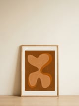 Organic Abstract Shape — framed, leaning against the wall thumbnail