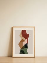 Abstract composition 12 — framed, leaning against the wall thumbnail