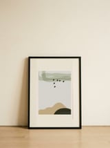 Abstract composition 9 — framed, leaning against the wall thumbnail