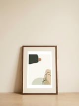 Abstract composition 8 — framed, leaning against the wall thumbnail
