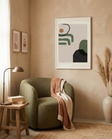 Abstract composition 7 framed in a tender room thumbnail