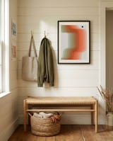 Abstract composition 6 framed in a relaxed room thumbnail