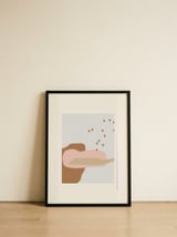 Abstract composition 2 — framed, leaning against the wall thumbnail