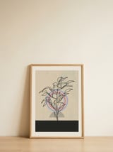 Abstract Flower 2 — framed, leaning against the wall thumbnail