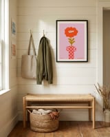 Spring Flower #08 framed in a relaxed room thumbnail