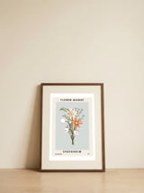 Flower Market Stockholm — framed, leaning against the wall thumbnail