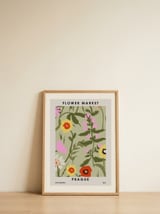 Flower Market Prague — framed, leaning against the wall thumbnail