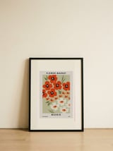 Flower Market Madrid — framed, leaning against the wall thumbnail