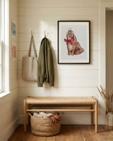 Charming Cat Ornament framed in a relaxed room thumbnail