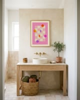 Playful Pastel Circles framed in a breezy room thumbnail