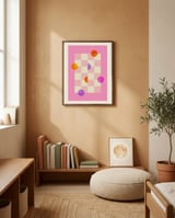 Playful Pastel Circles framed in a gentle room thumbnail