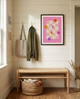 Playful Pastel Circles framed in a relaxed room thumbnail